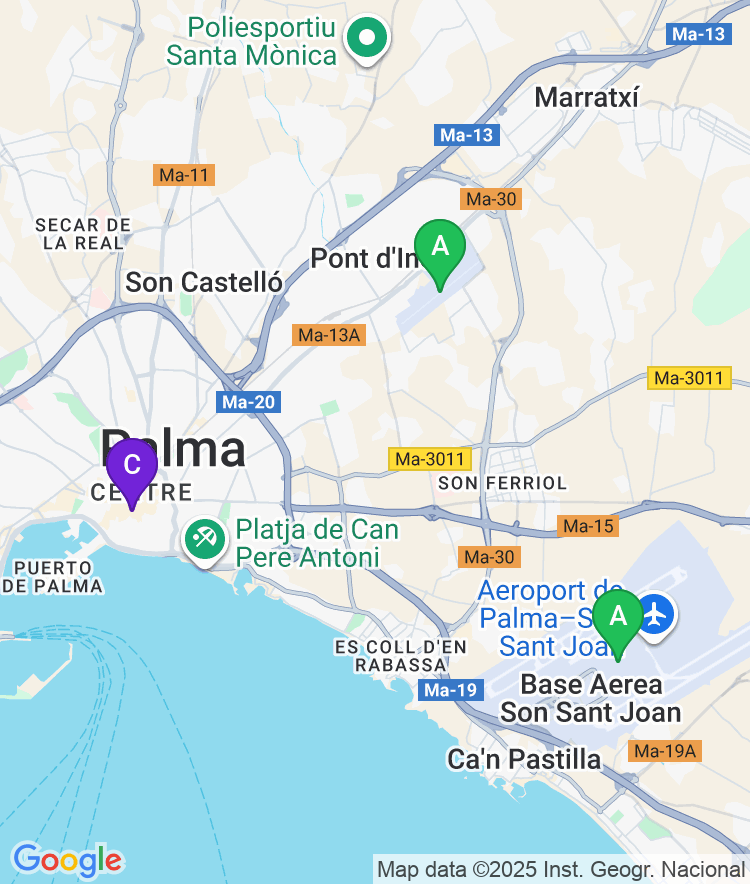 Palma de Mallorca Available Airport Options